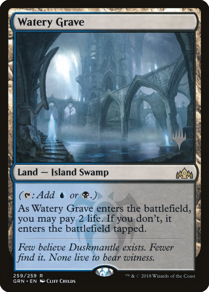 Watery Grave (Promo Pack) [Guilds of Ravnica Promos] | Good Games Cannington