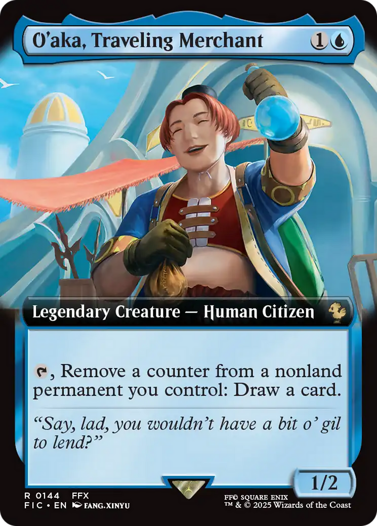 O'aka, Traveling Merchant (Extended Art) [FINAL FANTASY Commander] | Good Games Cannington
