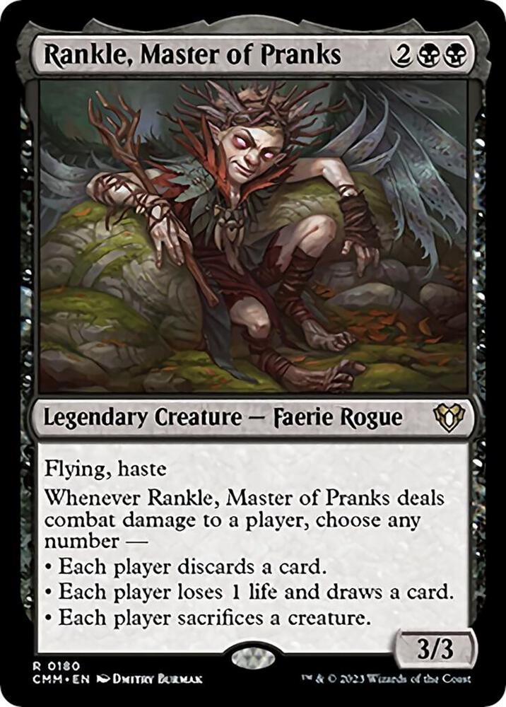 Rankle, Master of Pranks 180 (Commander Masters)  | Good Games Cannington