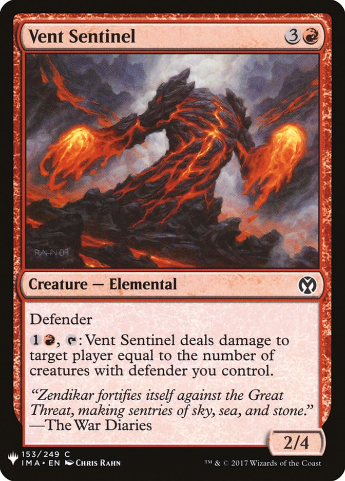 Vent Sentinel [Mystery Booster] | Good Games Cannington
