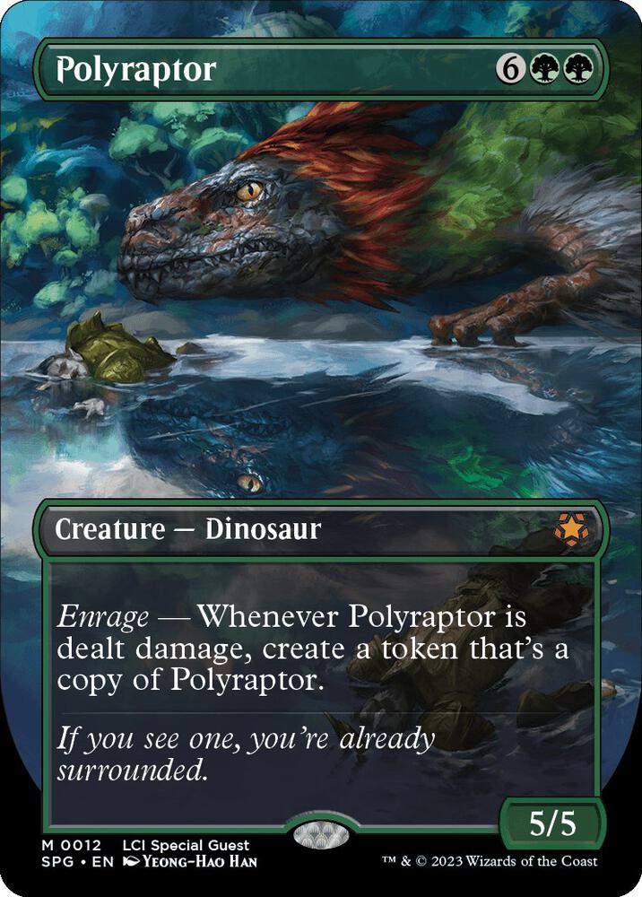 Polyraptor Borderless 12 (Special Guests)  - Foil | Good Games Cannington