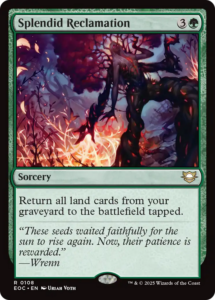 Splendid Reclamation [Edge of Eternities Commander] | Good Games Cannington