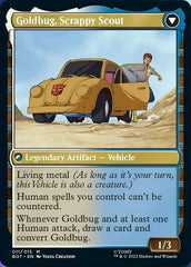Goldbug, Humanity's Ally // Goldbug, Scrappy Scout [Transformers] | Good Games Cannington