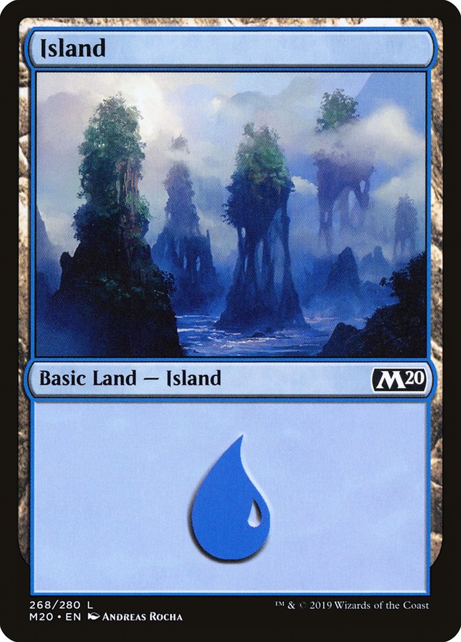 Island (268) [Core Set 2020] | Good Games Cannington