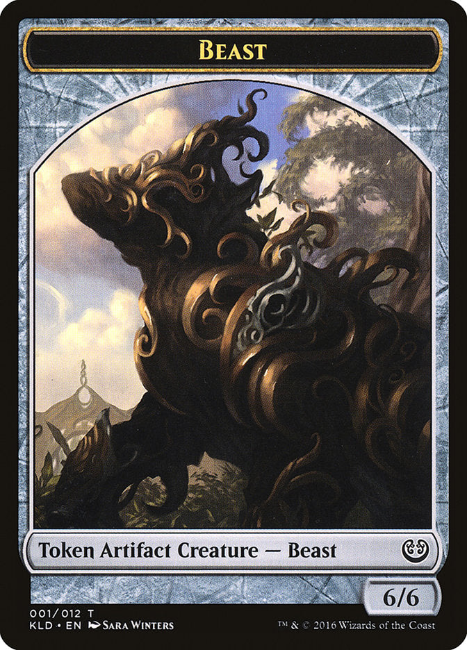 Beast Token [Kaladesh Tokens] | Good Games Cannington