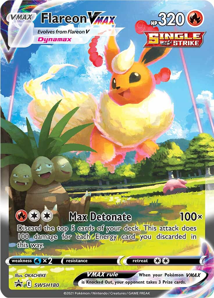 Flareon VMAX (SWSH180) [Sword & Shield: Black Star Promos] | Good Games Cannington