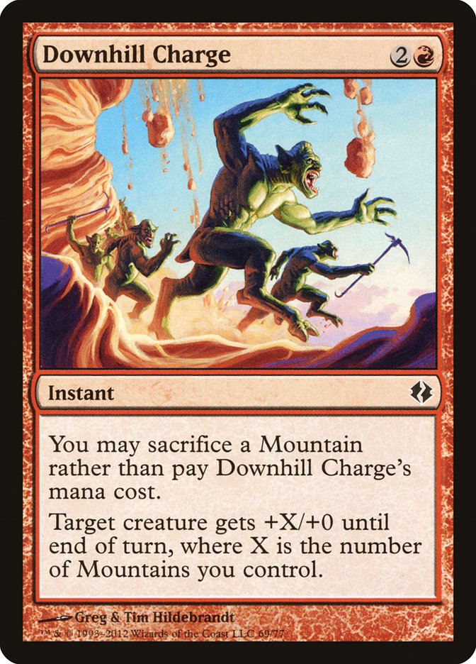 Downhill Charge [Duel Decks: Venser vs. Koth] | Good Games Cannington