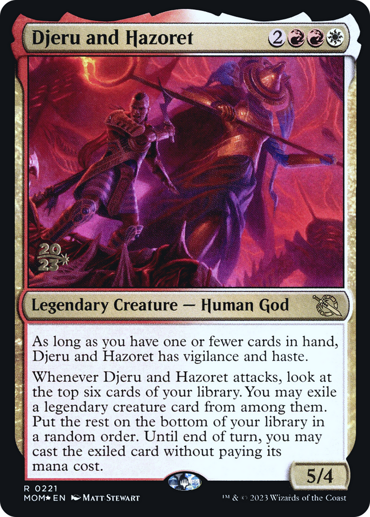 Djeru and Hazoret [March of the Machine Prerelease Promos] | Good Games Cannington