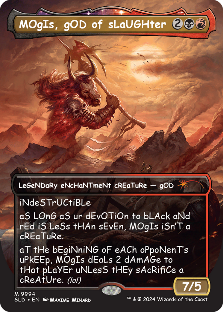 MOgIs, gOD of sLaUGHter (9994) [Secret Lair Drop Series] | Good Games Cannington