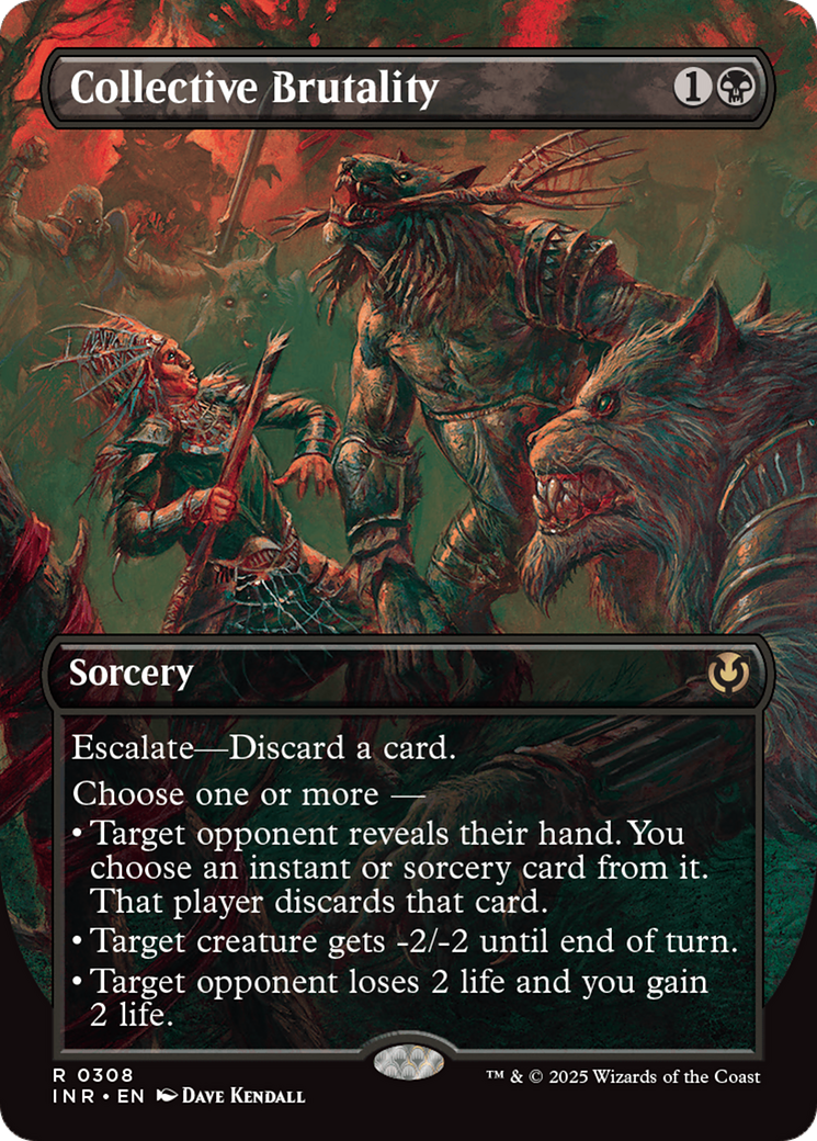 Collective Brutality (Borderless) [Innistrad Remastered] | Good Games Cannington