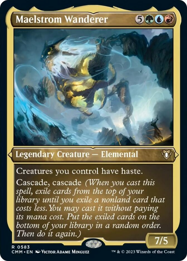 Maelstrom Wanderer (Foil Etched) [Commander Masters] | Good Games Cannington