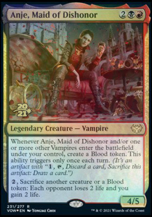 Anje, Maid of Dishonor [Innistrad: Crimson Vow Prerelease Promos] | Good Games Cannington