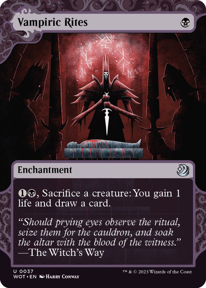 Vampiric Rites 37/63 (Wilds of Eldraine: Enchanting Tales)  - Showcase | Good Games Cannington