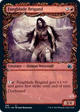 Fangblade Brigand Showcase 292 (Innistrad: Midnight Hunt)  | Good Games Cannington
