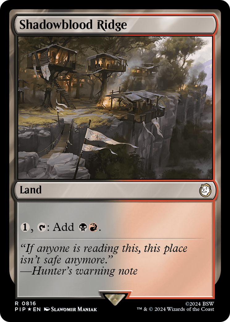 Shadowblood Ridge (Surge Foil) [Fallout] | Good Games Cannington