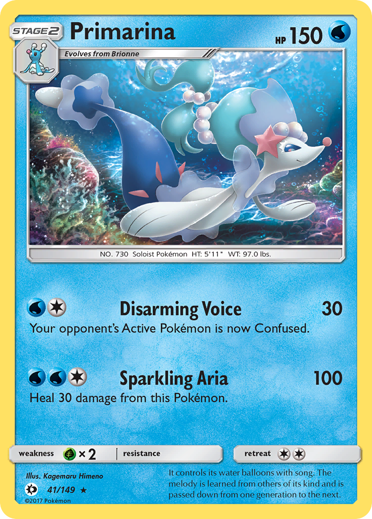 Primarina (41/149) [Sun & Moon: Base Set] | Good Games Cannington