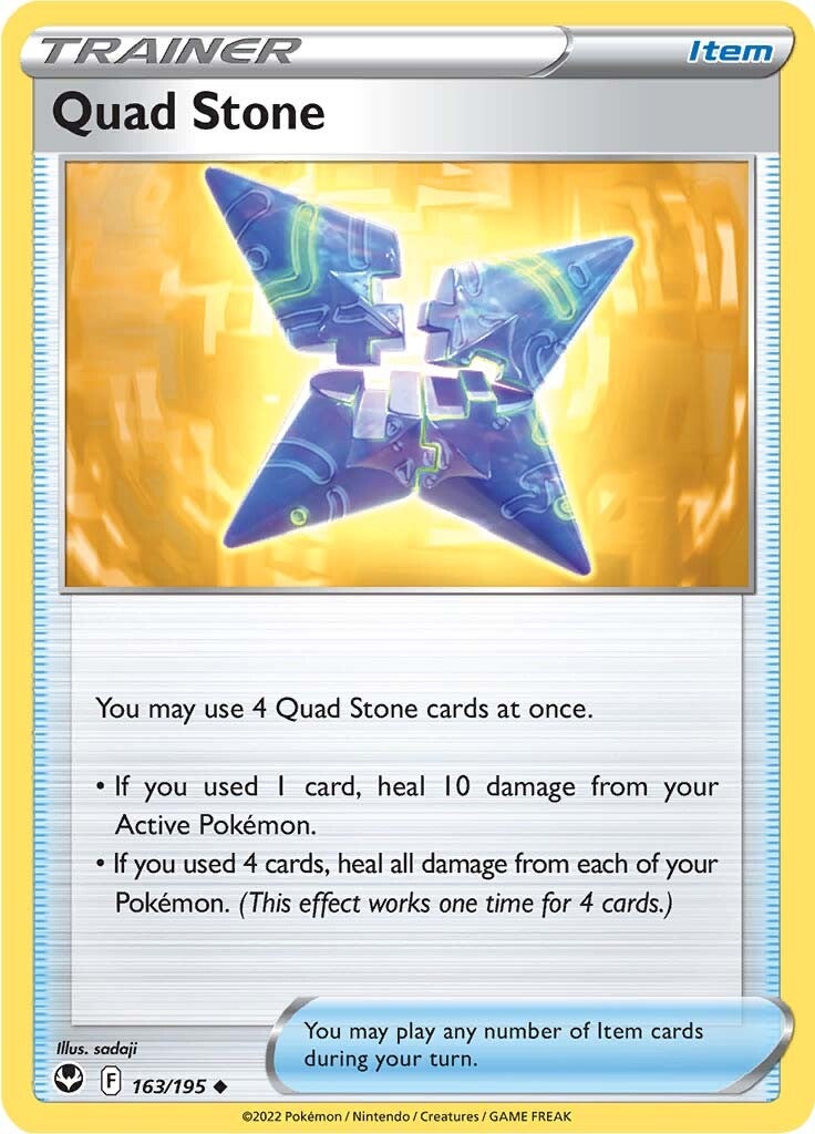 Quad Stone (163/195) [Sword & Shield: Silver Tempest] | Good Games Cannington