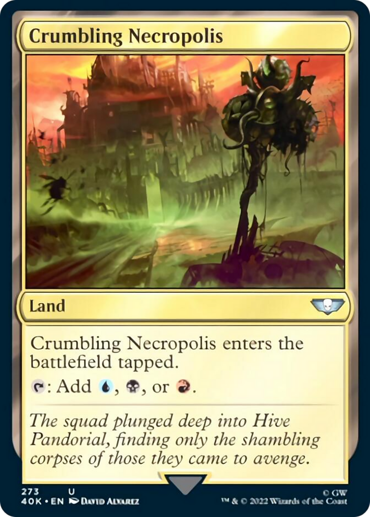 Crumbling Necropolis (Surge Foil) [Warhammer 40,000] | Good Games Cannington