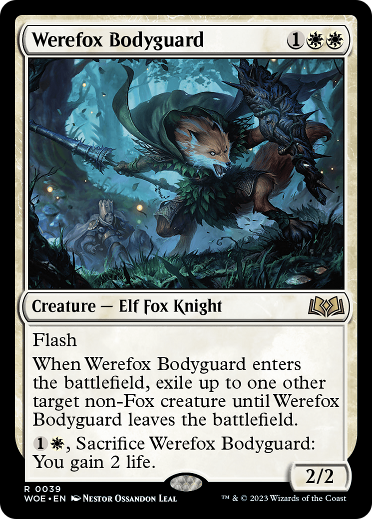 Werefox Bodyguard [Wilds of Eldraine] | Good Games Cannington