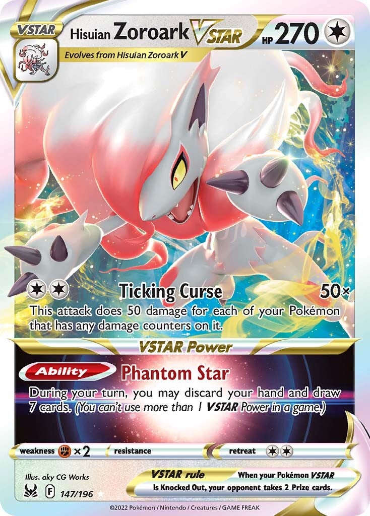 Hisuian Zoroark VSTAR (147/196) [Sword & Shield: Lost Origin] | Good Games Cannington