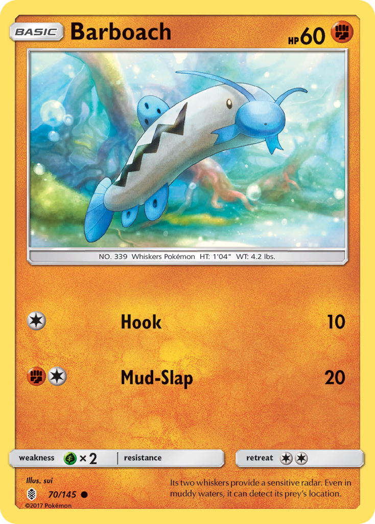 Barboach (70/145) [Sun & Moon: Guardians Rising] | Good Games Cannington