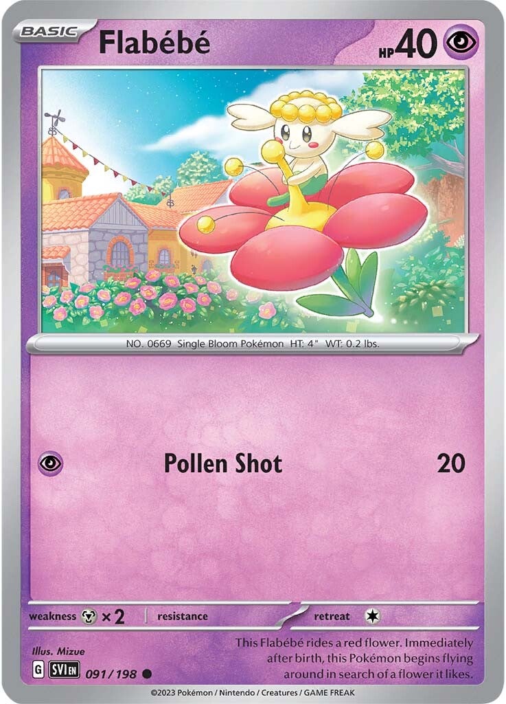 Flabebe (091/198) [Scarlet & Violet: Base Set] | Good Games Cannington