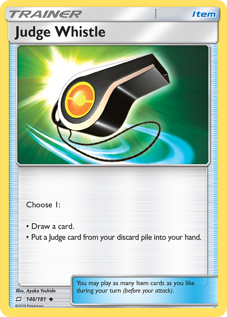Judge Whistle (146/181) [Sun & Moon: Team Up] | Good Games Cannington
