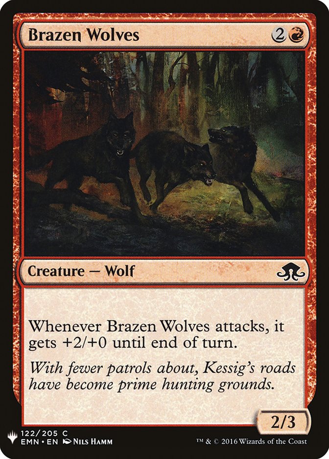Brazen Wolves [Mystery Booster] | Good Games Cannington