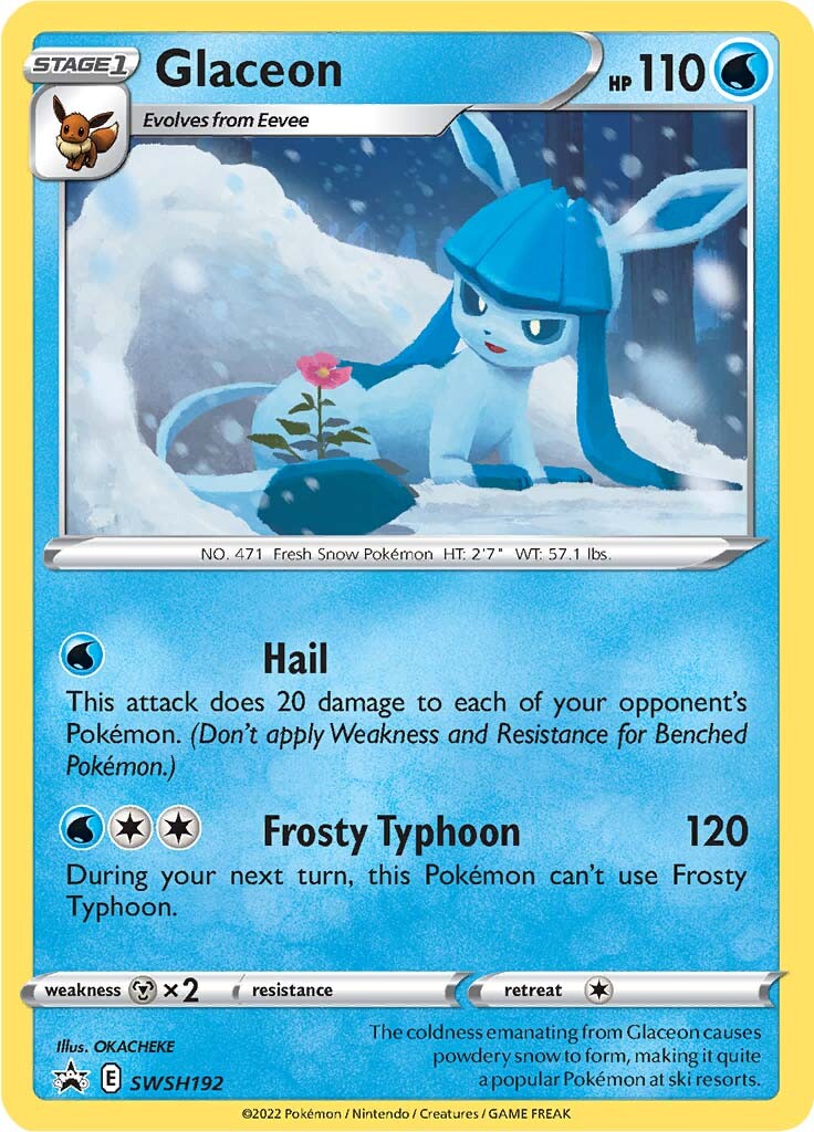 Glaceon (SWSH192) [Sword & Shield: Black Star Promos] | Good Games Cannington