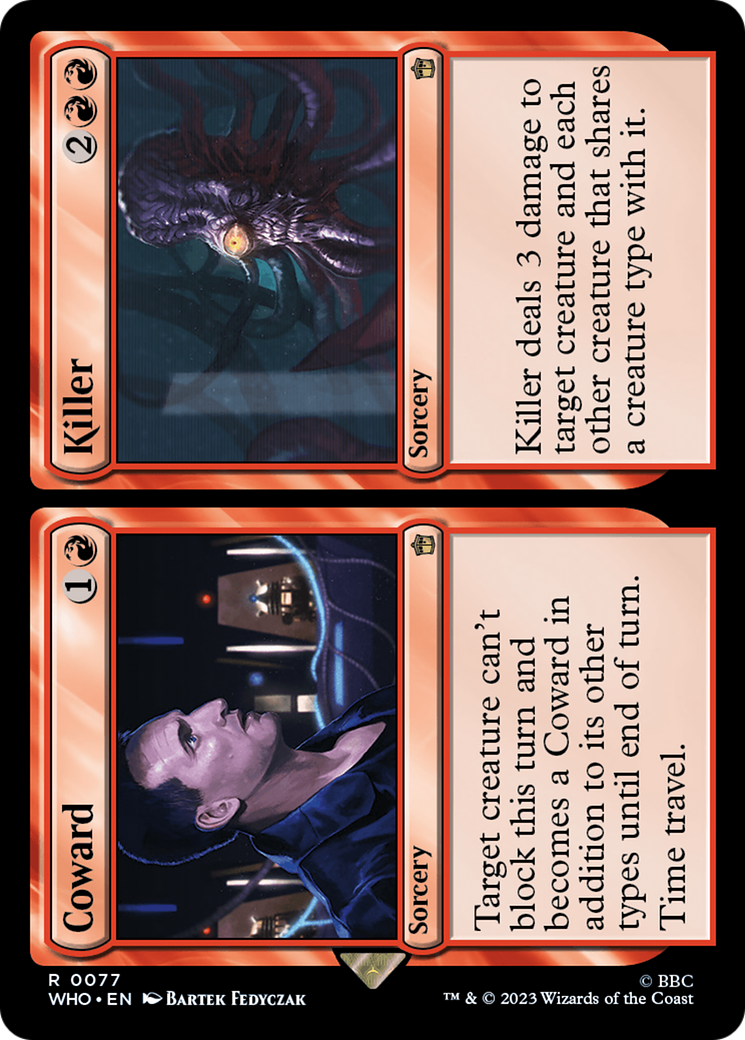 Coward // Killer [Doctor Who] | Good Games Cannington
