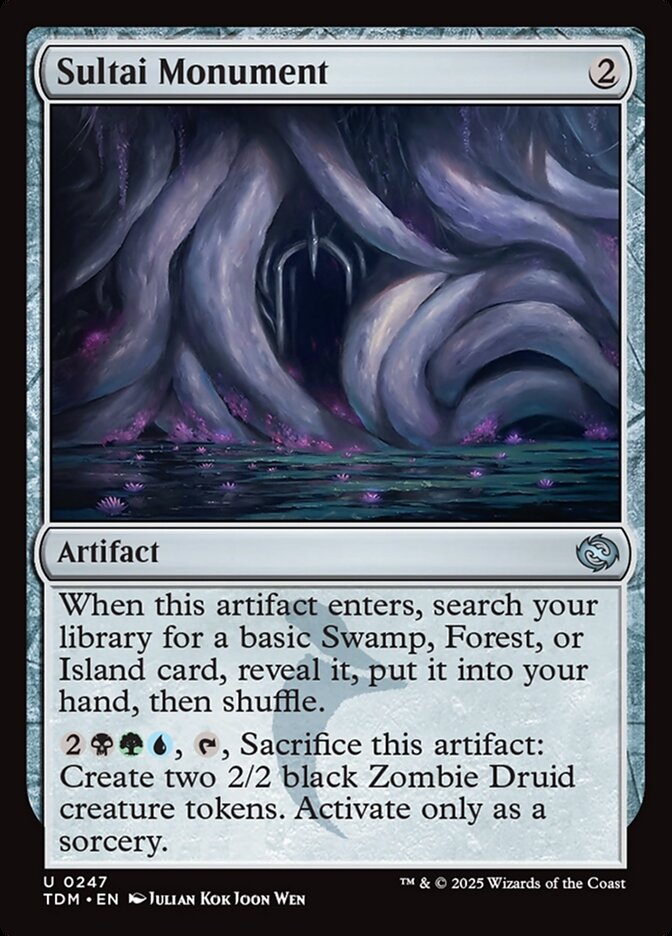Sultai Monument 247 (Tarkir: Dragonstorm)  - Foil | Good Games Cannington