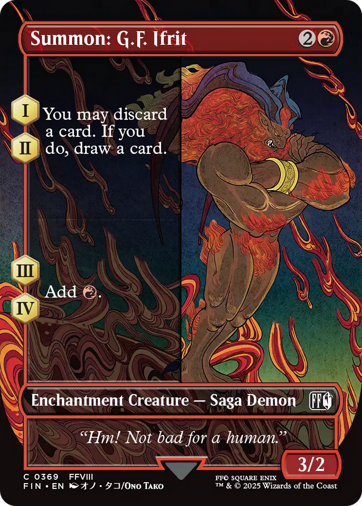 Summon: G.F. Ifrit (Borderless) [FINAL FANTASY] | Good Games Cannington