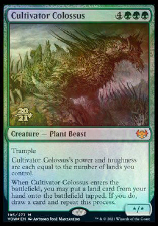 Cultivator Colossus [Innistrad: Crimson Vow Prerelease Promos] | Good Games Cannington