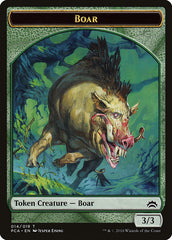 Goblin // Boar Double-Sided Token [Planechase Anthology Tokens] | Good Games Cannington