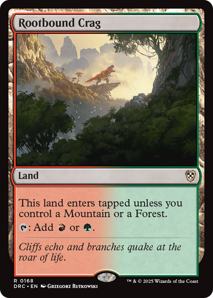 Rootbound Crag [Aetherdrift Commander] | Good Games Cannington