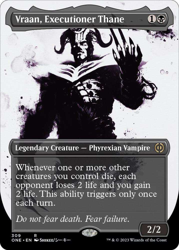 Vraan, Executioner Thane 309 (Phyrexia: All Will Be One)  - Borderless | Good Games Cannington