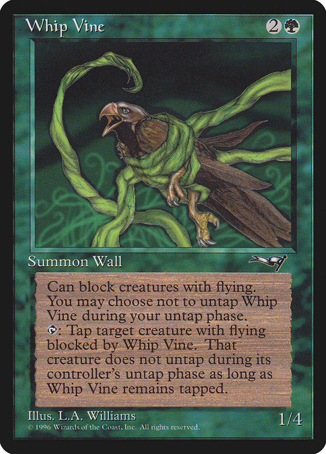 Whip Vine (Holding Bird) [Alliances] | Good Games Cannington