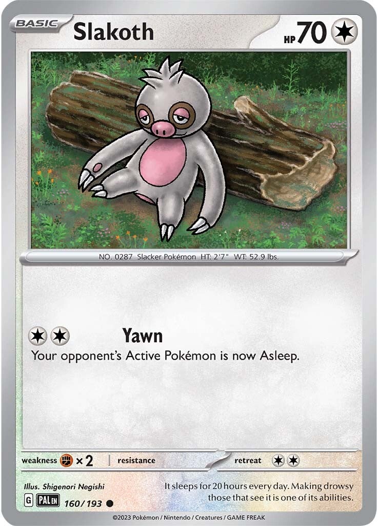 Slakoth (160/193) [Scarlet & Violet: Paldea Evolved] | Good Games Cannington
