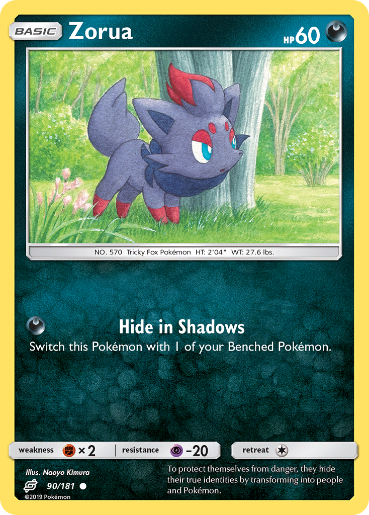 Zorua (90/181) [Sun & Moon: Team Up] | Good Games Cannington