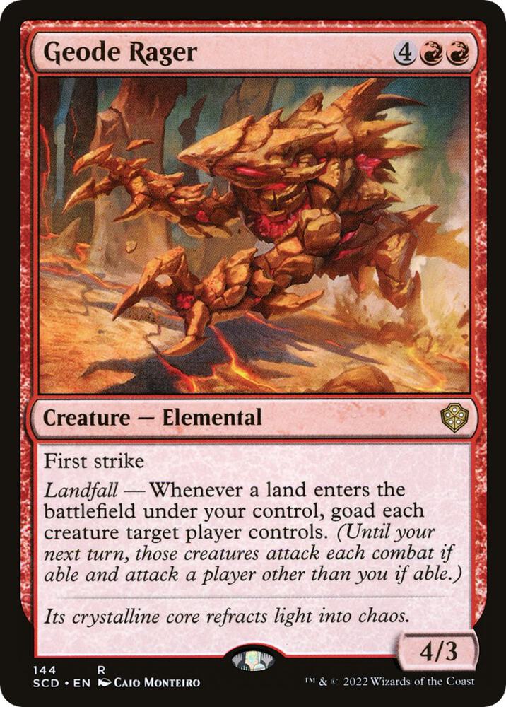 Geode Rager 144/352 (Starter Commander Decks)  | Good Games Cannington