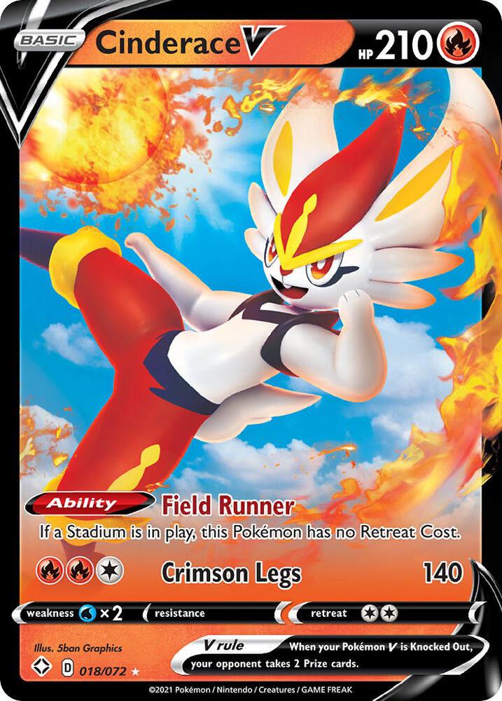 Cinderace V (Shining Fates)  - Holofoil | Good Games Cannington