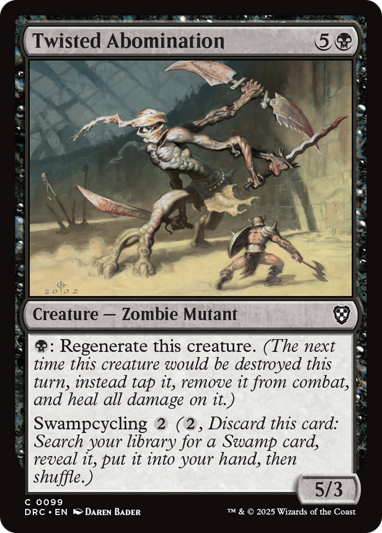 Twisted Abomination [Aetherdrift Commander] | Good Games Cannington