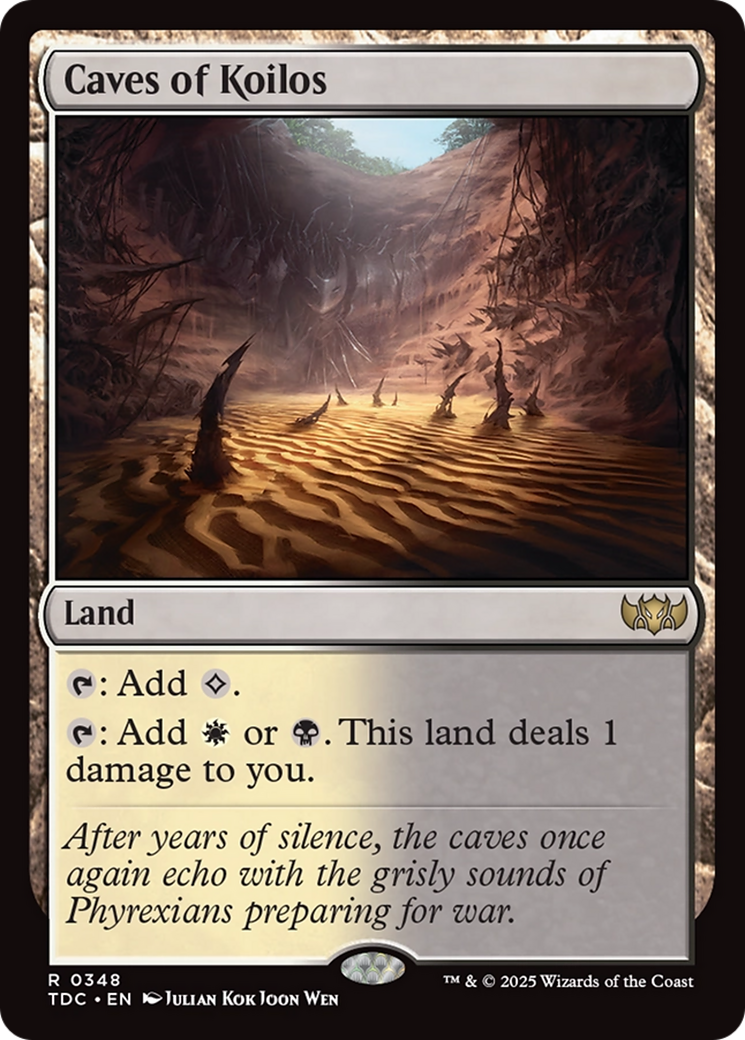 Caves of Koilos [Tarkir: Dragonstorm Commander] | Good Games Cannington