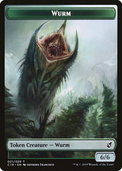 Beast (013) // Wurm Double-Sided Token [Commander 2019 Tokens] | Good Games Cannington