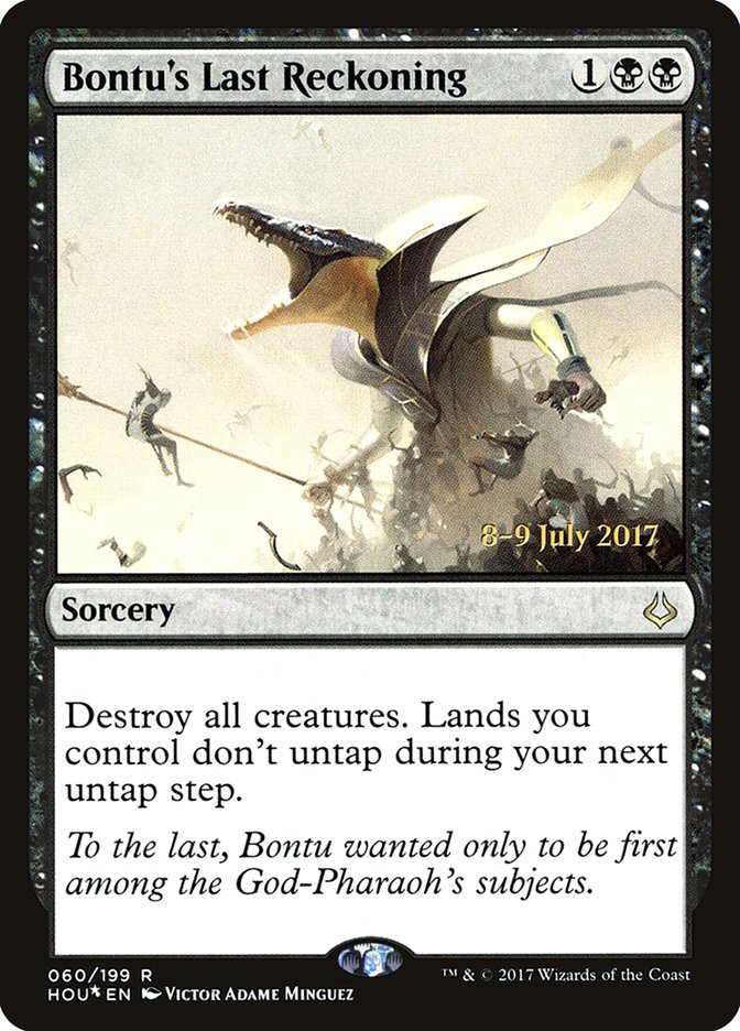 Bontu's Last Reckoning [Hour of Devastation Prerelease Promos] | Good Games Cannington