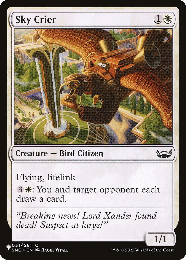 Sky Crier [The List] | Good Games Cannington