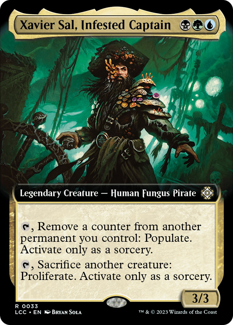 Xavier Sal, Infested Captain (Extended Art) [The Lost Caverns of Ixalan Commander] | Good Games Cannington
