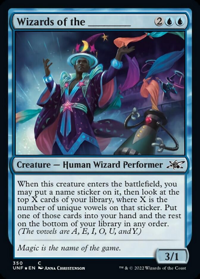 Wizards of the _____ (Galaxy Foil) [Unfinity] | Good Games Cannington