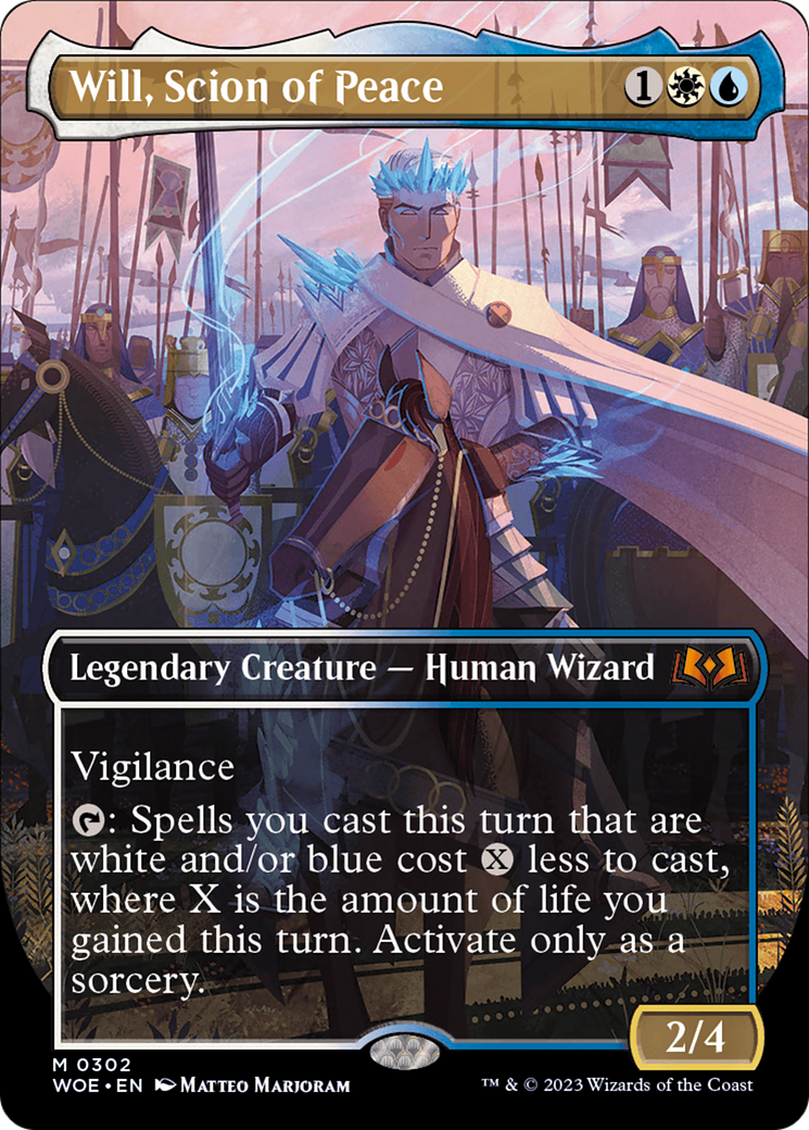 Will, Scion of Peace (Borderless Alternate Art) [Wilds of Eldraine] | Good Games Cannington