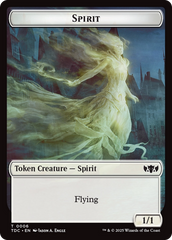 Angel // Spirit Double-Sided Token [Tarkir: Dragonstorm Commander Tokens] | Good Games Cannington